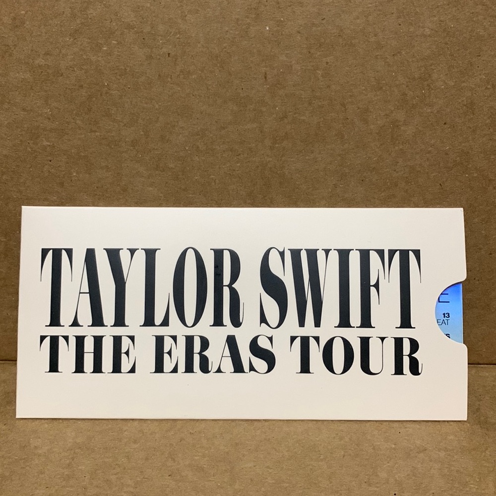 Taylor Swift Collectable Laminated VIP Ticket!!